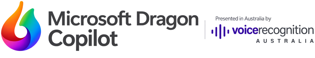 Microsoft Dragon Copilot — presented in Australia by Voice Recognition Australia